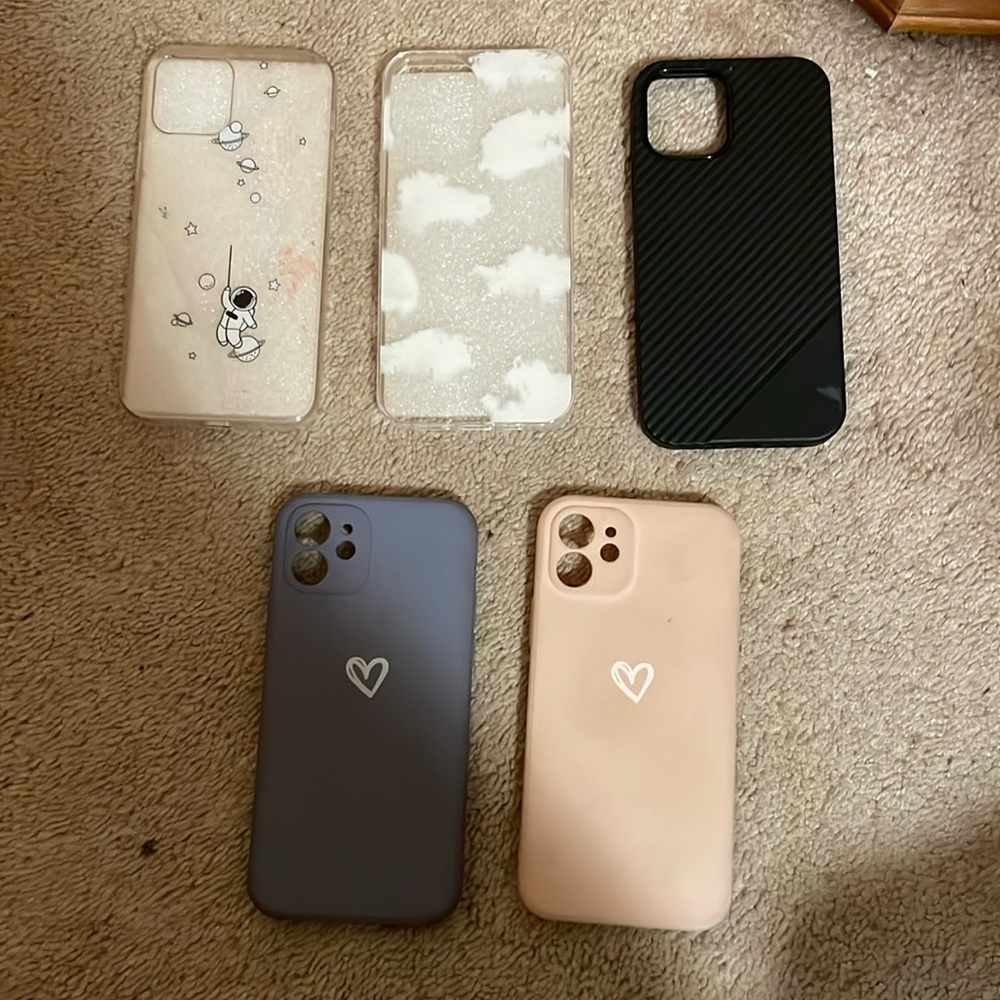 iPhone 12 case 5 pack